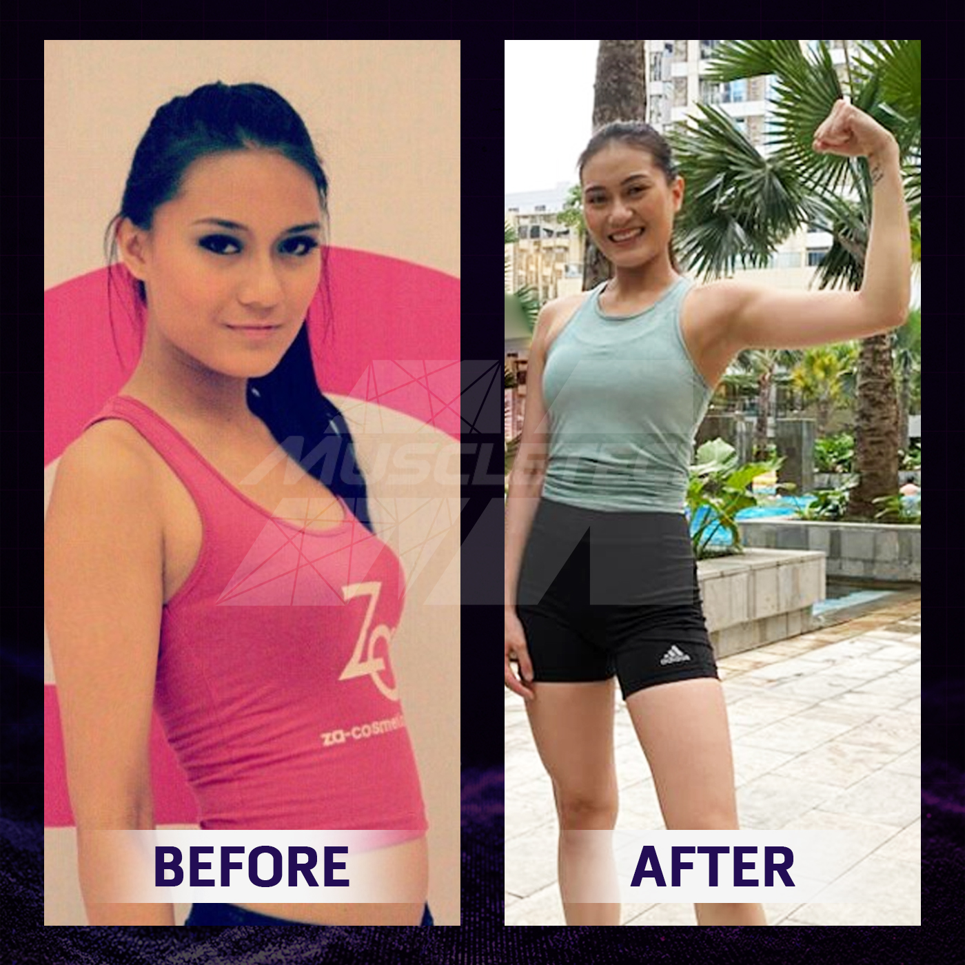 Before after Claudi