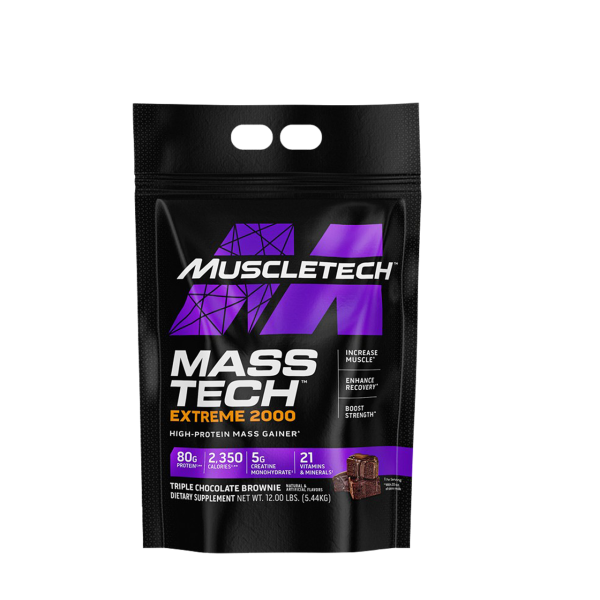 Muscletech Masstech 12lb Mass Gainer - Chocolate