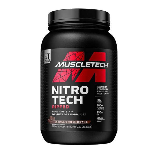 MUSCLETECH NITROTECH RIPPED 2 LBS