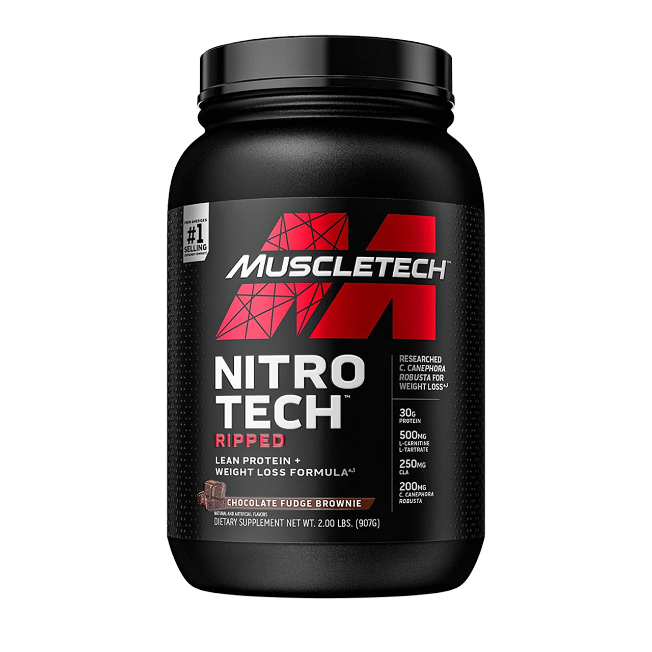 MUSCLETECH NITROTECH RIPPED 2 LBS