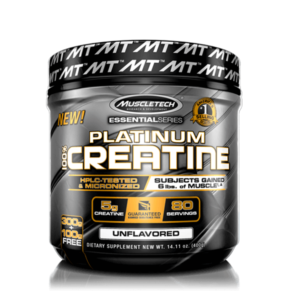 MUSCLETECH PLATINUM 100% CREATINE 400GR – muscletech