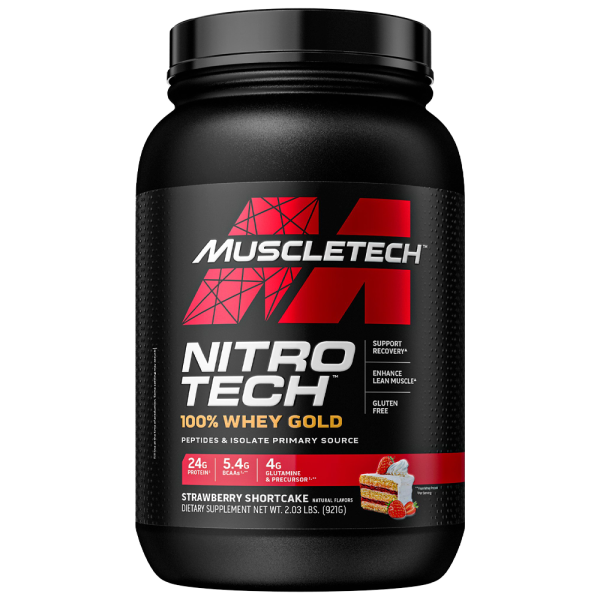 Muscletech Nitrotech Whey Gold 2.2lb Whey Protein Isolate - Image 2